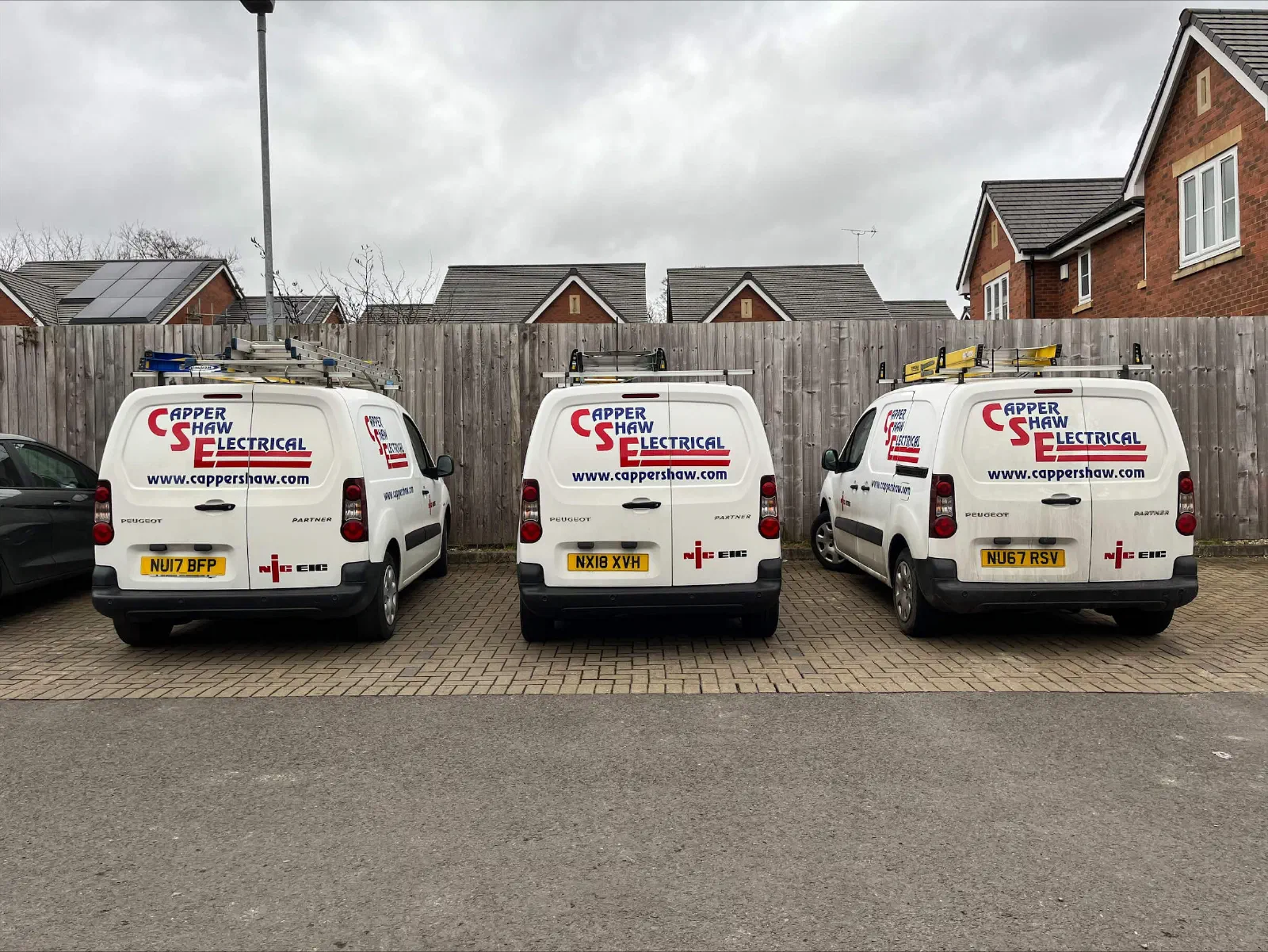 Capper Shaw Electrical vans